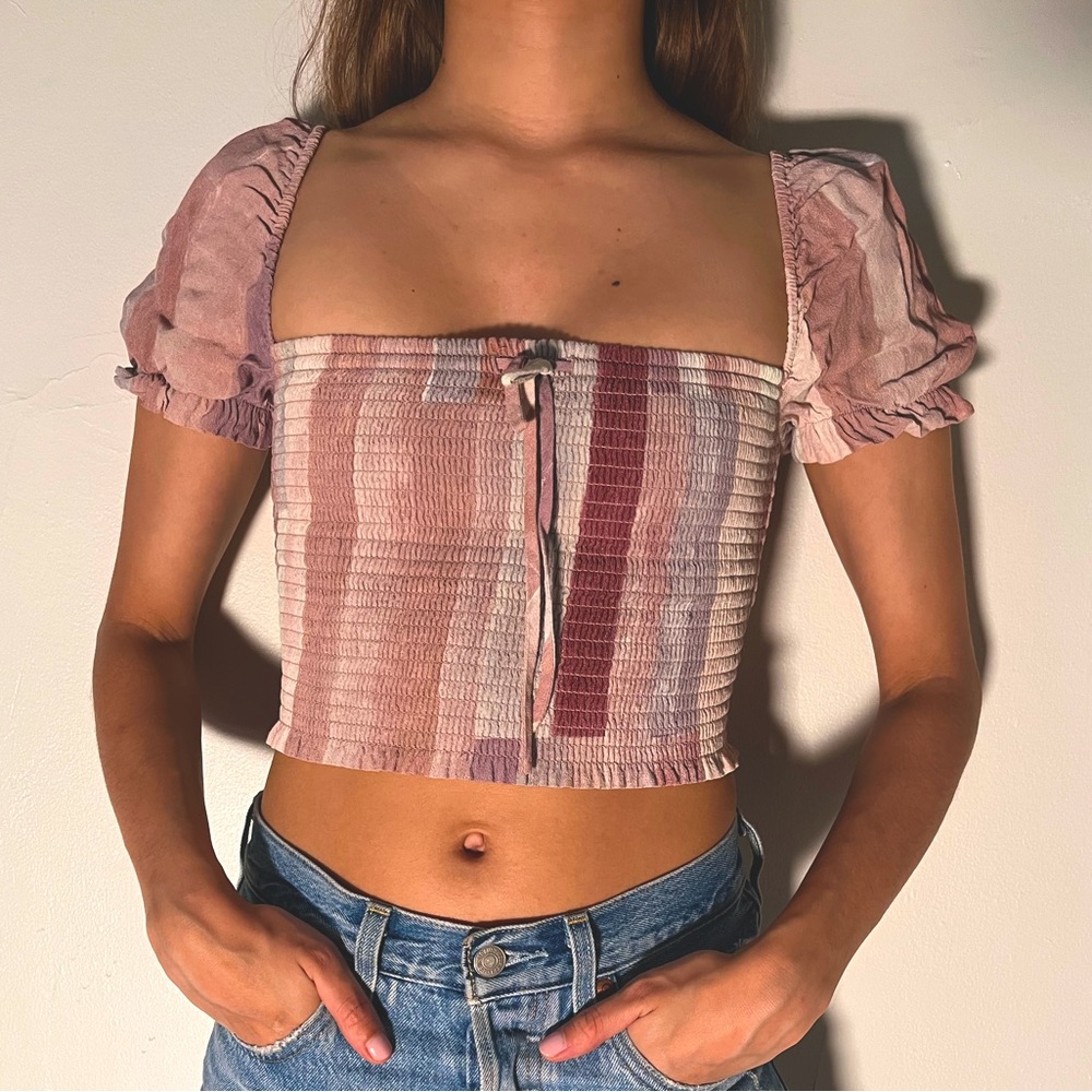 Aritzia, Pink Blouse